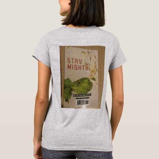 Koud geperst en enkel gebroken poëzie T-shirt (Achterkant)