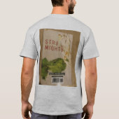 Koud geperst en enkel gebroken poëzie T-shirt (Achterkant)