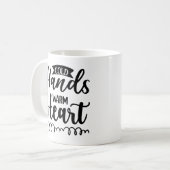 Koud Hands Warm Heart Koffiemok (Voorkant links)