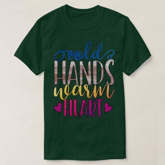 Koud Hands Warm Heart T-shirt (Design voorkant)