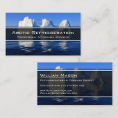 Koud, ijs, airconditioning - Visitekaartje (Voorkant / Achterkant)