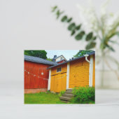 Koud in Porvoo, Finland Briefkaart (Staand voorkant)