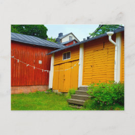 Koud in Porvoo, Finland Briefkaart