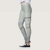 Koud kalm zee op een winterdag leggings (Links)