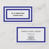 Koud Koud Blauw Visitekaartje (Voorkant / Achterkant)