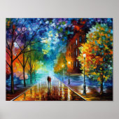Koud — Kunstafdrukken van Leonid Afremov Poster (Voorkant)