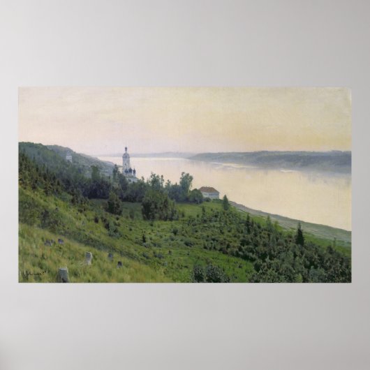 Koud landschap, 1889 poster (Voorkant)