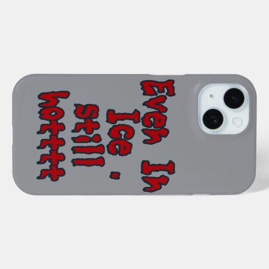 Koud maar heet Case-Mate iPhone case (Achterkant (horizontaal))