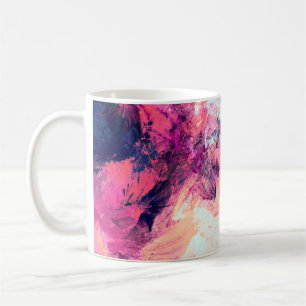 Koud, multicolor, prachtig futuristisch patroon. A Koffiemok