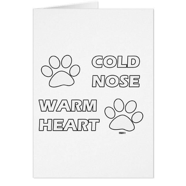Koud Nose Warm Heart (Voorkant)
