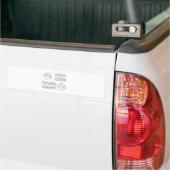 Koud Nose Warm Heart Bumpersticker (Op Truck)