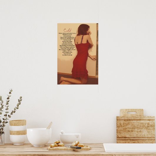 Koud Poster (Keuken)