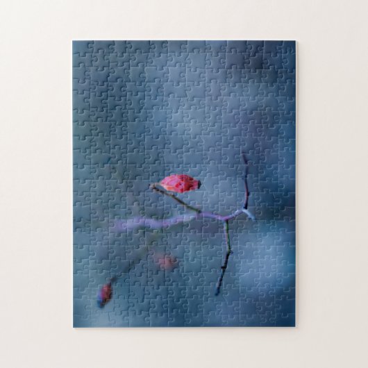 Koud roos puzzel legpuzzel (Verticaal)