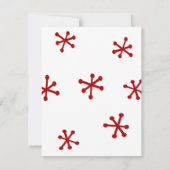 Koud sneeuwarm Mittens Kaart (Achterkant)