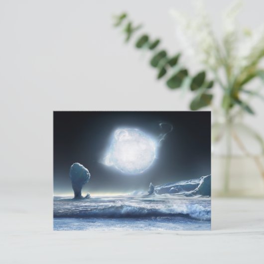 Koud vuur briefkaart (Staand voorkant)