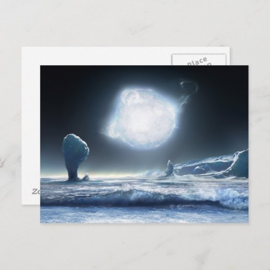 Koud vuur briefkaart (Voorkant / Achterkant)