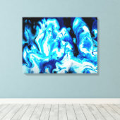 Koud vuur canvas afdruk (Insitu (Houten vloer))