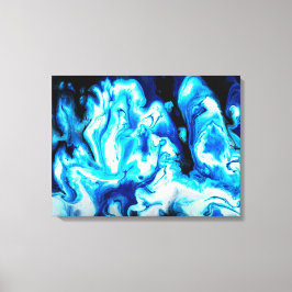 Koud vuur canvas afdruk