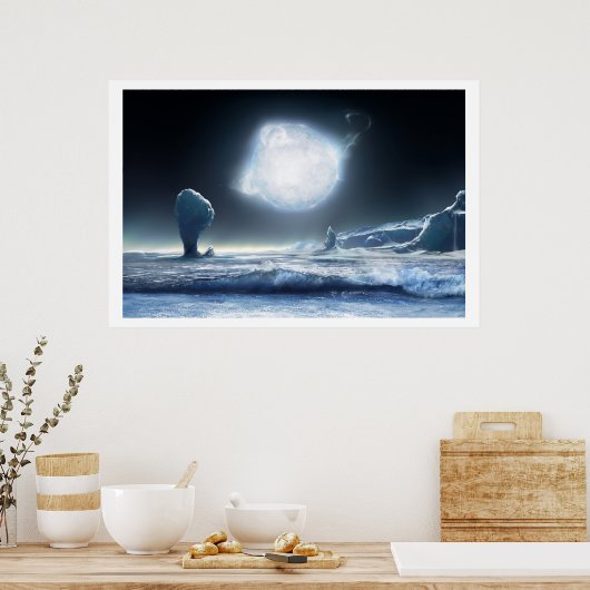 Koud vuur poster (Keuken)