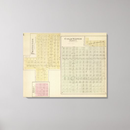 Koud water, bescherming, Avilla, Kansas Canvas Afdruk (Voorkant)