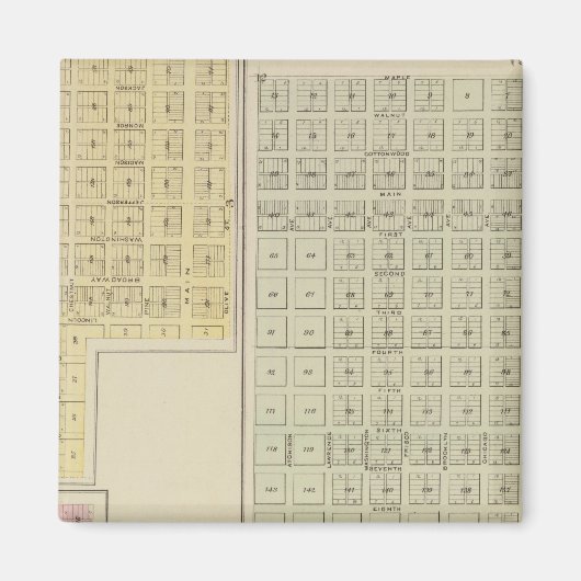 Koud water, bescherming, Avilla, Kansas Magneet (Voorkant)