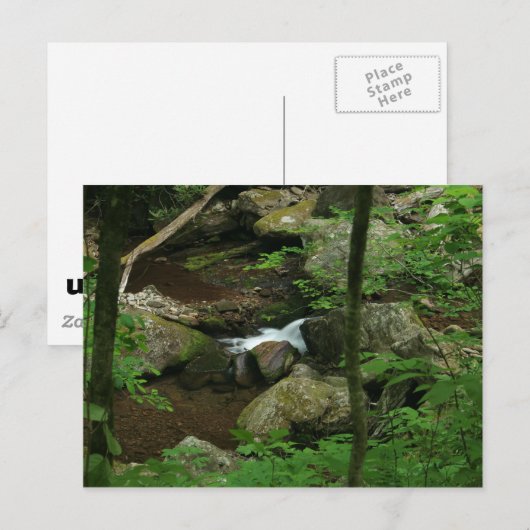 Koud water briefkaart (Voorkant / Achterkant)