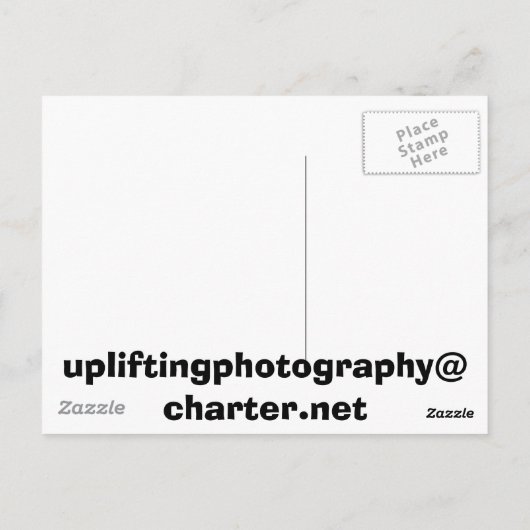 Koud water briefkaart (Achterkant)