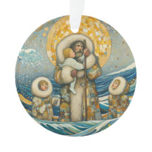 "Koud water, sterke gids" acryl Ornament