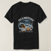 Koud weer camping liefhebbers shirt. t-shirt (Design voorkant)