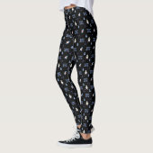 Koud weer Running Christmas Sneeuwman Leggings (Links)