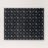 Koud weer Running Christmas Sneeuwman Legpuzzel (Horizontaal)