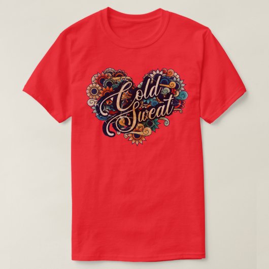 Koud Zweet VIGNETTE KLEUR T-shirt (Design voorkant)
