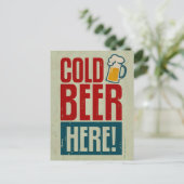 Koudbier Briefkaart (Staand voorkant)