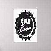 Koudbier Canvas Afdruk (Voorkant)
