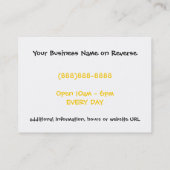 Koudbier en wijnlikeur Visitekaartje bewaren (Achterkant)