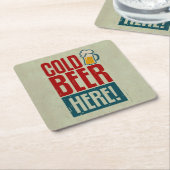 Koudbier Kartonnen Onderzetters (Schuin)