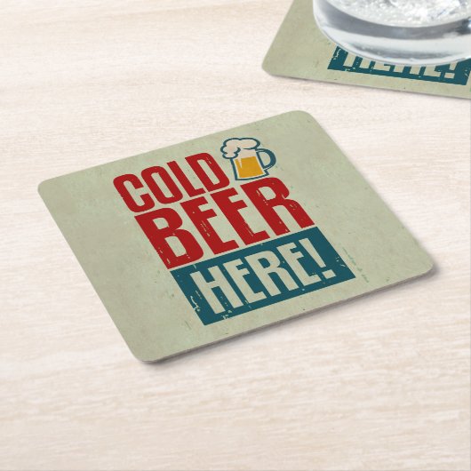 Koudbier Kartonnen Onderzetters (Schuin)