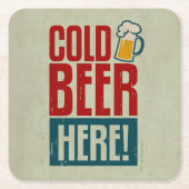 Koudbier Kartonnen Onderzetters (Voorkant)