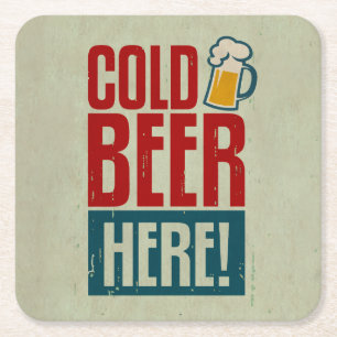 Koudbier Kartonnen Onderzetters