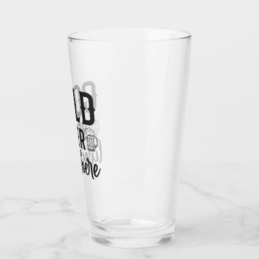 Koudbier leeft hier Glass Cup Glas (Links)