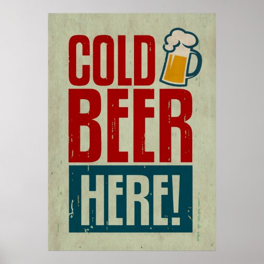 Koudbier Poster (Voorkant)