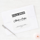 KoudBreukkoffie Etiket Sticker fles (Envelop)