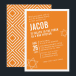 KOUDE BAR MITZVAH eenvoudige, moderne hoek oranje  Kaart<br><div class="desc">door kat massard > WWW.SIMPLYSWEETPAPERIE.com Liefde van het ontwerp, maar zou graag wat veranderingen zien - een ander kleurenschema, product, voeg een foto toe of aangepast voor een andere gelegenheid - geen zorgen contacteren me enkel - ik ben blij om te helpen! - - - - - - - -...</div>