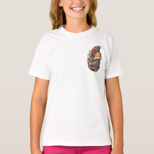 Koude Bibberende Winter Hotdog Kinderen T-shirt