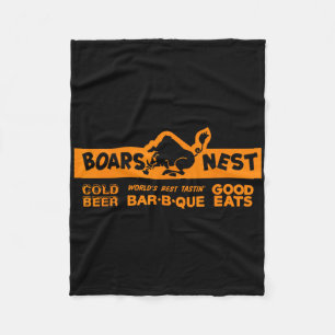 Koude Bier Goed Eten Bbq  Fleece Deken