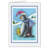 KOUDE BOTTOM WARM-HARTPENGUIN WENSKAART B (Voorkant)