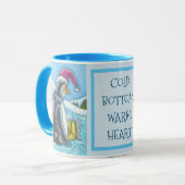 KOUDE BOTTOM WARM HEART, PENGUIN CHRISTMAS MOK (Voorkant links)