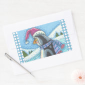 KOUDE BOTTOM WARM HEART, PENGUIN KERST STICKERS (Envelop)