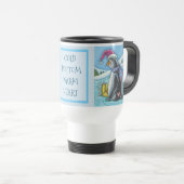 KOUDE BOTTOM WARM HEART, PENGUIN REIS MUG REISBEKER (Voorkant rechts)