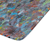 Koude Breeze Deco glazen snijplank (Hoek)